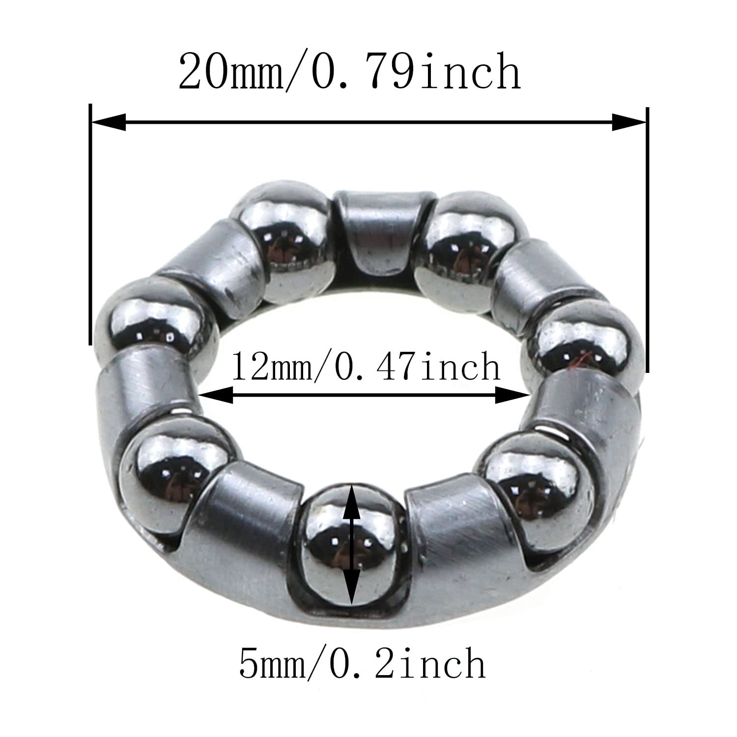 Amazon | E-outstanding バイク ボールベアリングリテーナー 4個 3/16